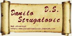Danilo Strugalović vizit kartica